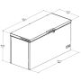 Sterling Pro Green SPC465 Chest Freezer / Chiller / Fridge, 469 Litres
