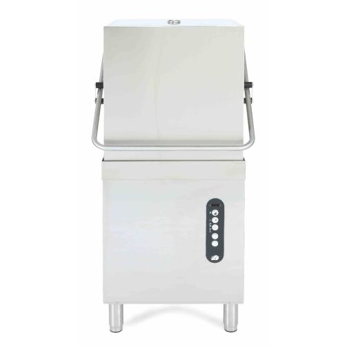 Adler AD1000-DPSO-TPH Passthrough Dishwasher with Chemical Pump, Drain Pump & Integral Water Softener - 18 Plates