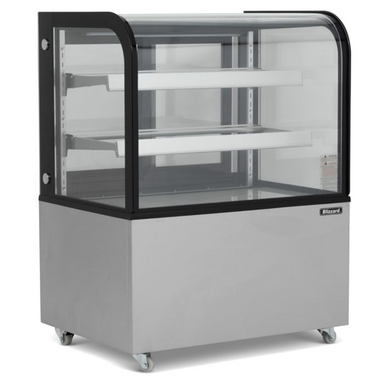 Blizzard DC270 Mobile Display Merchandiser, Angled Front/Left Side View