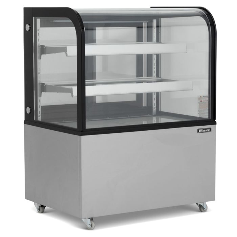 Blizzard DC270 Mobile Display Merchandiser, Angled Front/Left Side View