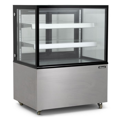 Blizzard DF270 Mobile Display Merchandiser 915mm Wide, Angled Front/Left Side View