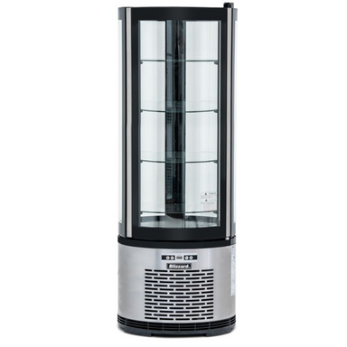 Blizzard CD400R Round Case Cake Display, Front View