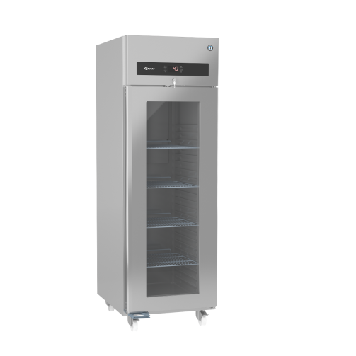 Hoshizaki Premier KG 70 C DR U Glass Single Door Stainless Steel Upright Display Refrigerator, 700 Litres