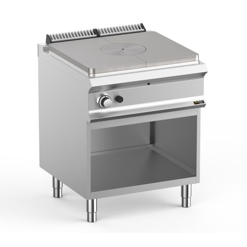 Hobart Ecomax HETPG77A Solid Top Hub on Open Cupboard, 10kW