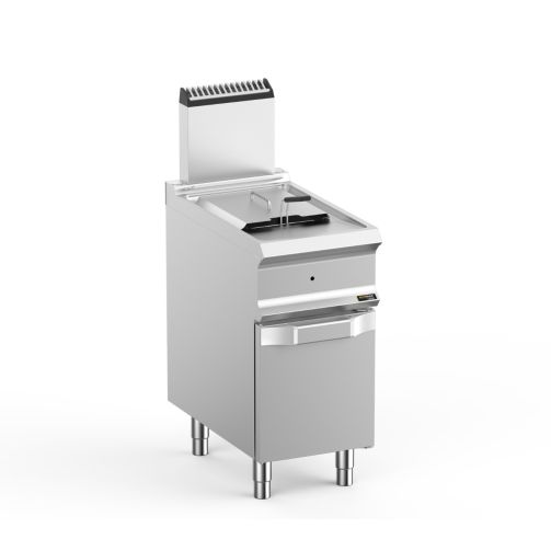 Hobart Ecomax HEFRG74A Floorstanding Single Basket Gas Fryer, 4 Litres