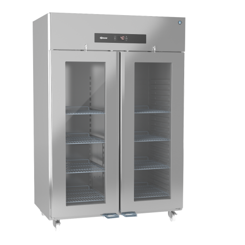 Hoshizaki Premier KG 140 C U Glass Double Door Stainless Steel Upright Display Refrigerator, 1400 Litres
