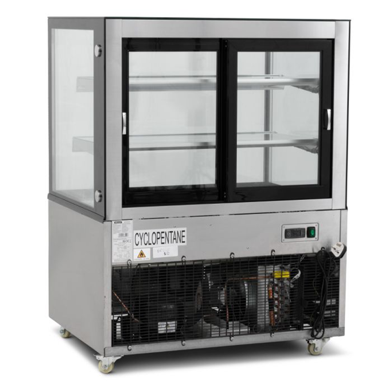 Blizzard DF270 Mobile Display Merchandiser 915mm Wide, Appliance Rear View