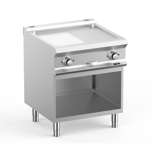 Hobart Ecomax HEFTBE77ALR 1/2 Smooth & 1/2 Ribbed Griddle, 10kW
