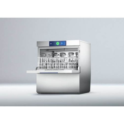 Hobart GXCW-11B 500mm Basket Frontloading Commercial Glasswasher with Chemical Pump & Drain Pump, 25 Pint Capacity