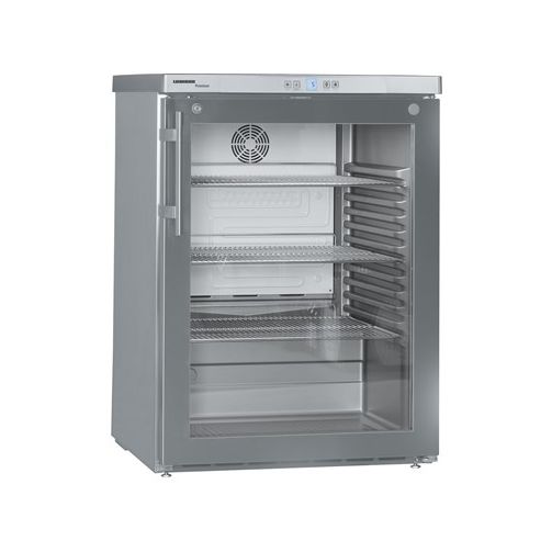 Liebherr FKUv 1663 Glass Single Door Undercounter Fridge, 141 Litres