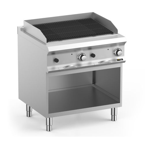 Hobart Ecomax HEPLG78A Lava Rock Chargrill, 15kW