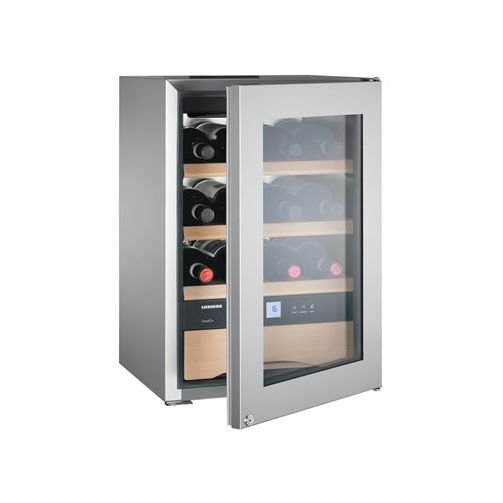 Liebherr WKES 653 Stainless Steel Undercounter Wine Cooler, 48 Litres