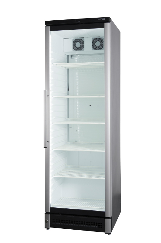 Vestfrost M 180 Glass Single Door Upright Fridge, 381 Litres