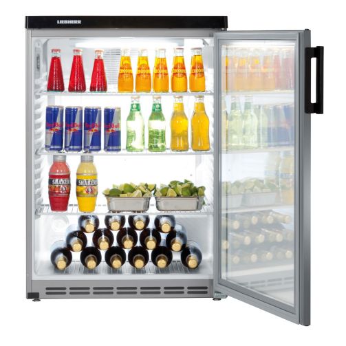 Liebherr FKvesf 1803 6.3 cuft Glass Single Door Undercounter Display Chiller, 171 Litres