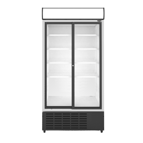 Sterling Pro Green SPD20SL Upright Sliding Double Door Display Chiller, 832 Litres