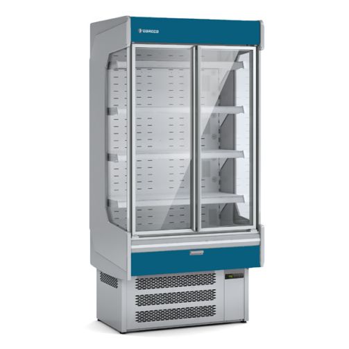 Coreco CHM-8-125 High Efficiency Double Door Multideck Display