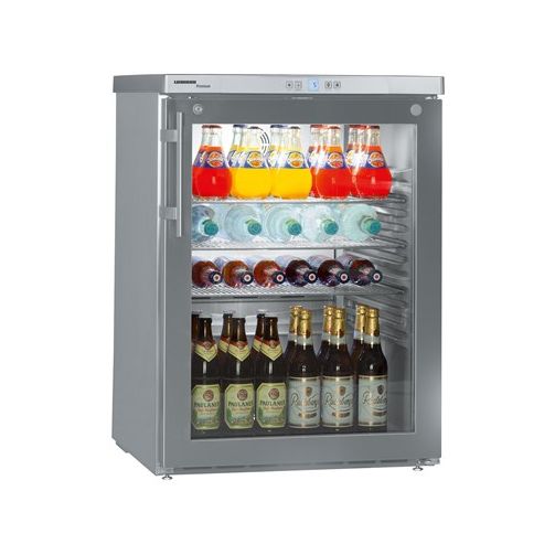 Liebherr FKUv 1663 Glass Single Door Undercounter Fridge, 141 Litres