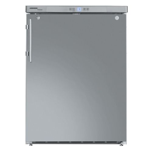 Liebherr FKUv 1660 Single Door Undercounter Stainless Steel Fridge, 141 Litres