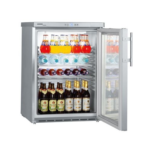 Liebherr FKUv 1663 Glass Single Door Undercounter Fridge, 141 Litres