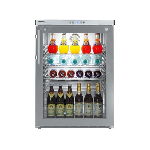 Liebherr FKUv 1663 Glass Single Door Undercounter Fridge, 141 Litres