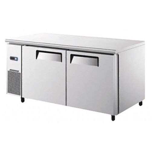Atosa YPF9022GR Two Door Stainless Steel Undercounter Fridge, 270ltrs