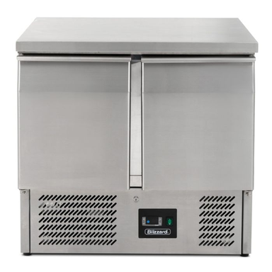 Blizzard BCC2 Compact Double Door Counter Refrigerator Front View