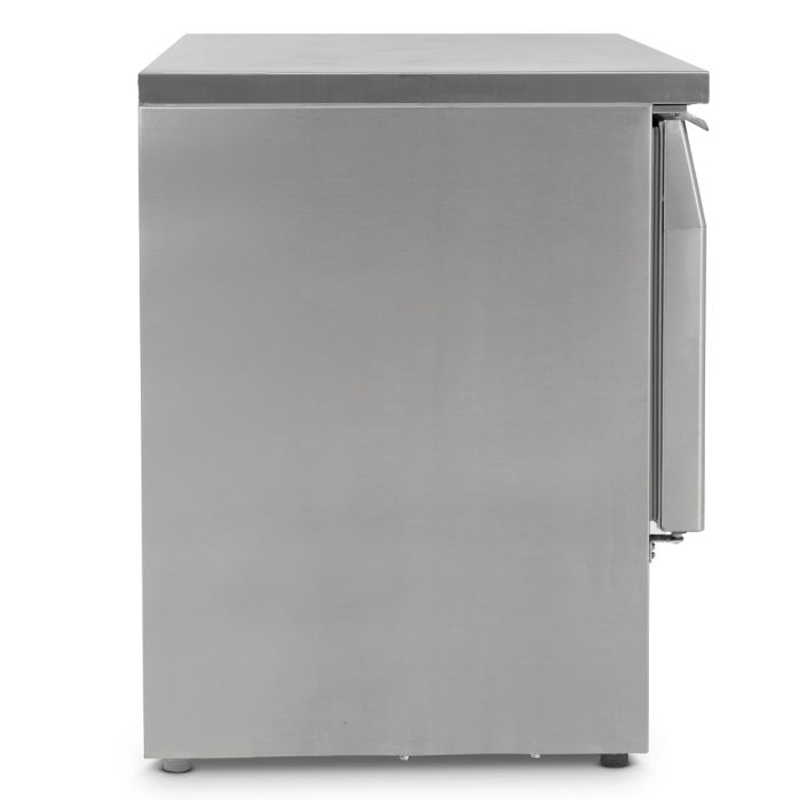 Blizzard BCC2 Compact Double Door Counter Refrigerator Left Side View