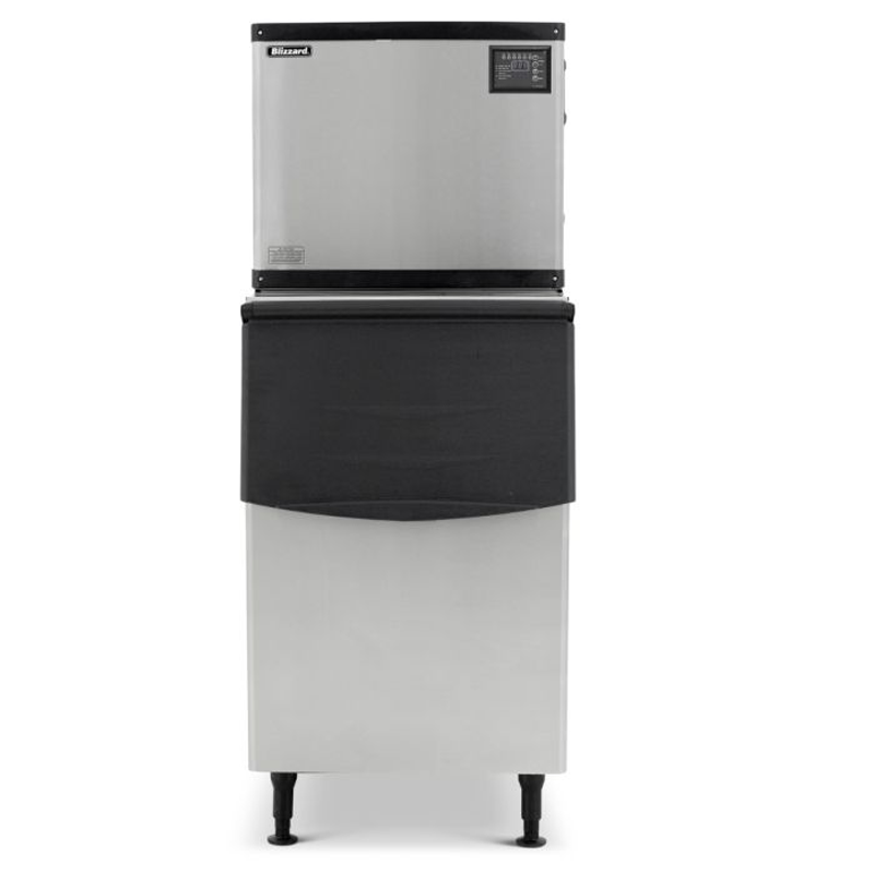 Blizzard BIM160 High Capacity Ice Maker & Storage Bin Front View