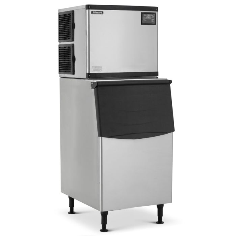 Blizzard BIM160 High Capacity Ice Maker & Storage Bin Front/Left Side Angled View