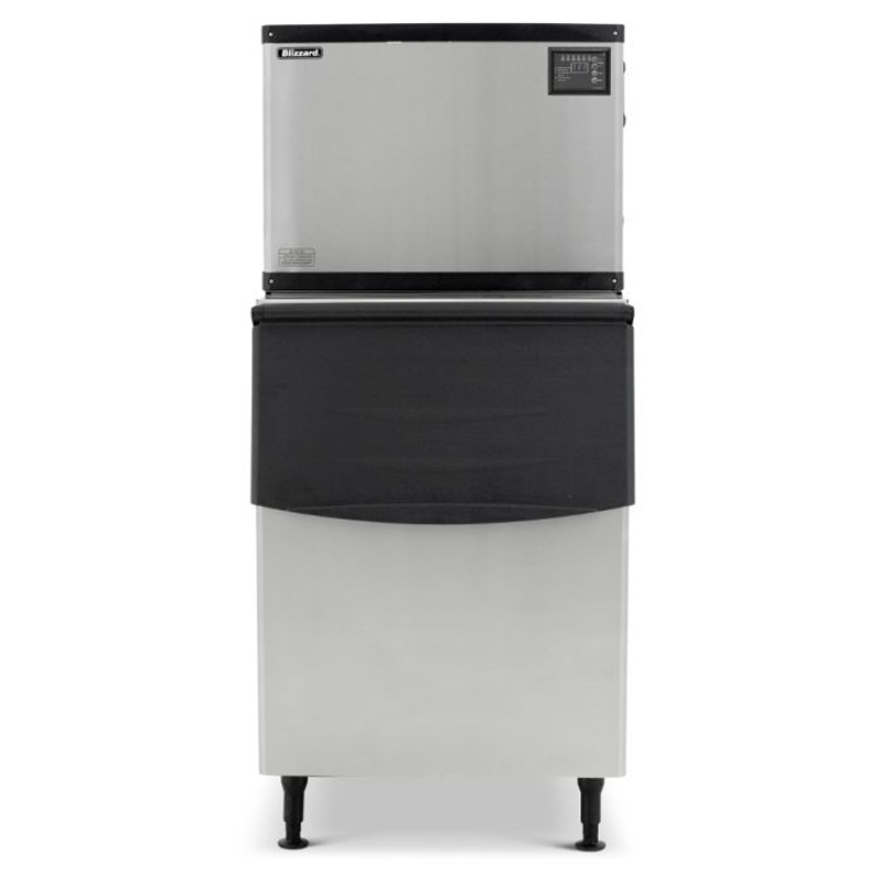 Blizzard BIM230 High Capacity Ice Maker & Bin Front View