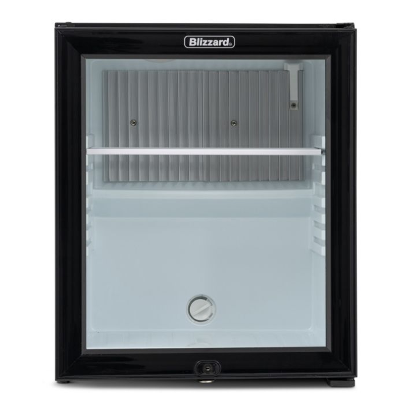 Blizzard BMB30G Single Glass Door Mini Bar Front View