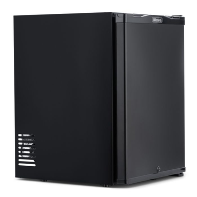 Blizzard BMB40 Single Solid Door Mini Bar Angled Left Side/Front View