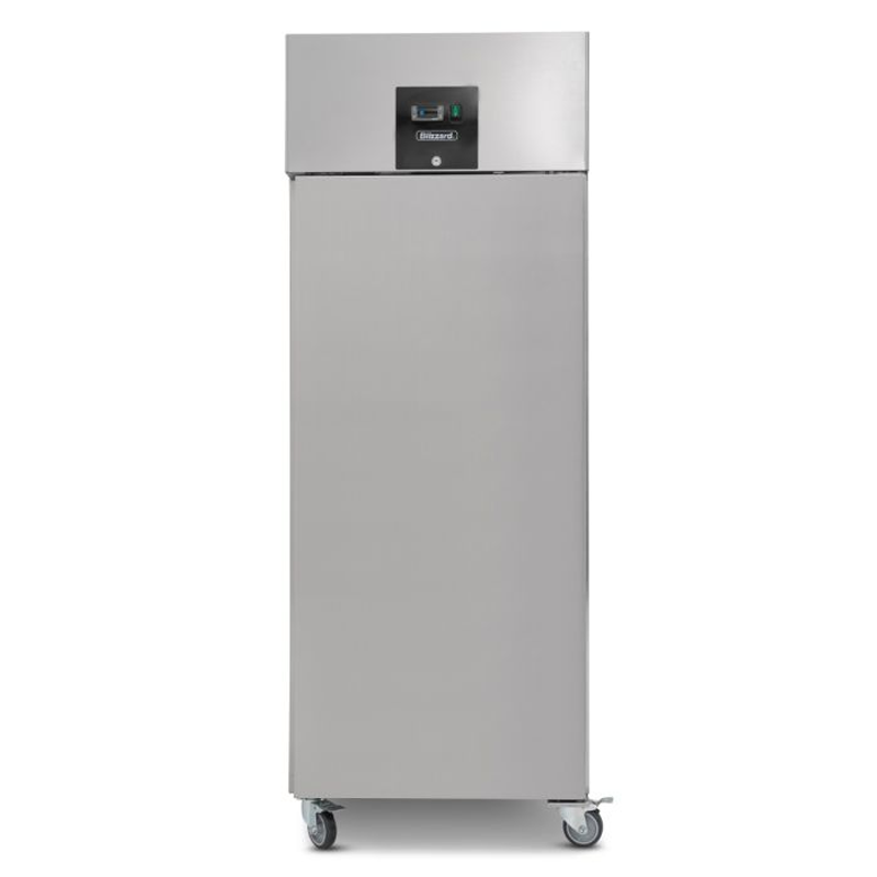 Blizzard BR1SS Upright Single Hinged Door Gastronorm Refrigerator Front View