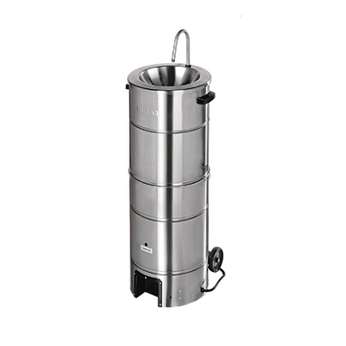 Burco HW01 Mobile Hand Wash Basin Angled Front View