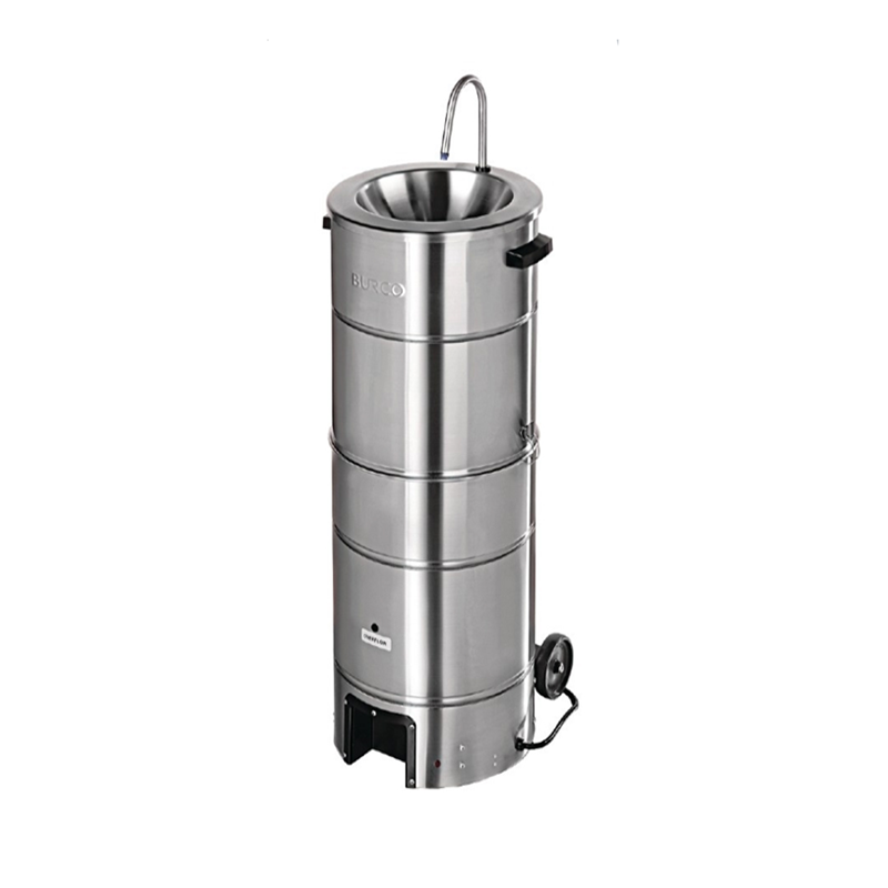 Burco HW01 Mobile Hand Wash Basin Angled Front View