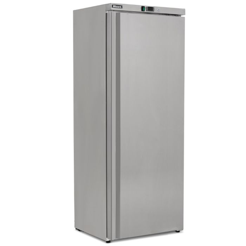 Blizzard LS60 Upright 533L Capacity, Single Hinged Door Freezer, Angled Front/Left Side View
