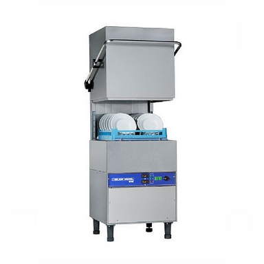 Blue Seal SH120E BT Hood/Pass Through Dishwasher - Angled Front/Left Side View