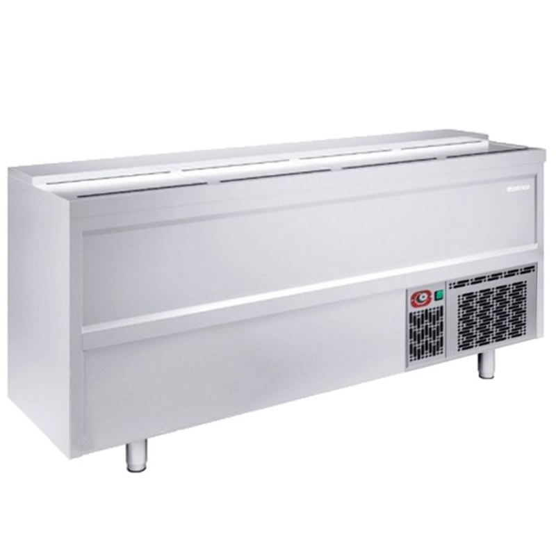 Infrico EB2000 Steel Beer Dump Angled Front/Left Side View