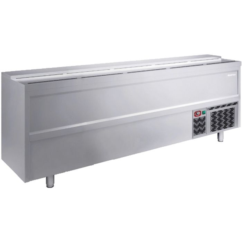 Infrico EB2500 Stainless Steel Beer Dump Angled Front/Left Side View