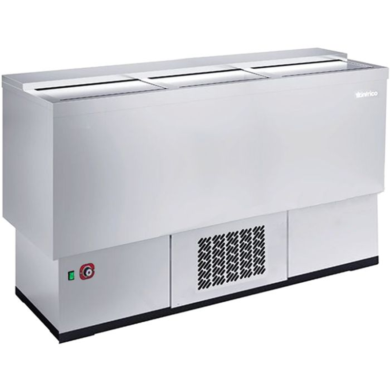 Infrico EFP1500SS Stainless Steel Beer Dump Angled Front/Left Side View
