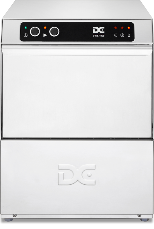DC Economy Glasswasher EG35 IS - Front facing view with closed door.