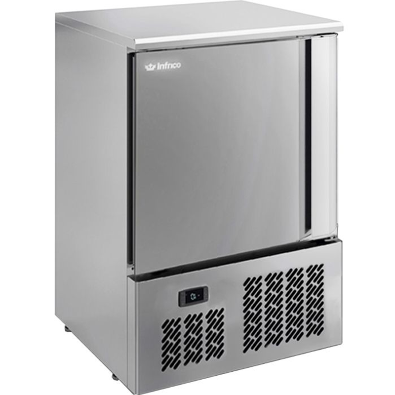 Infrico ESC150 Solid Door Glass Froster Angled Front/Left Side View