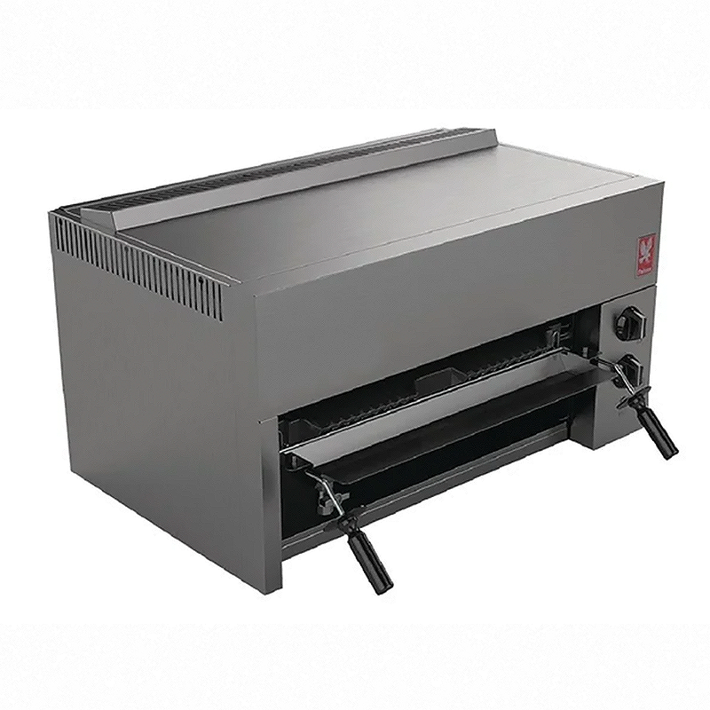 Falcon Chieftain E2522 Electric Grill Angled Front/Left Side View