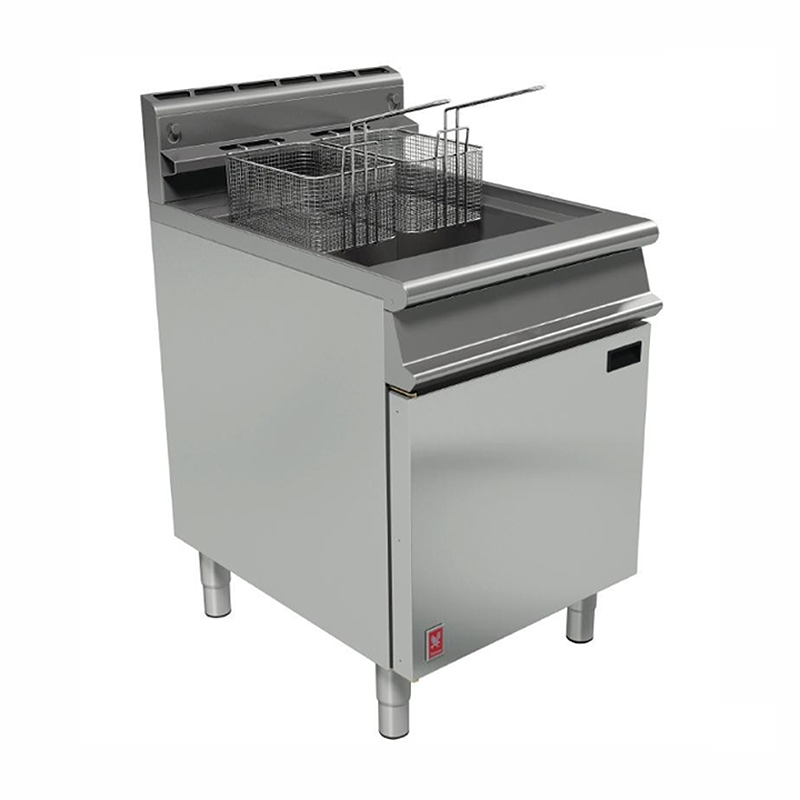 Falcon Dominator G3860 Single Pan, Twin Basket Fryer Angled Front/Left Side View