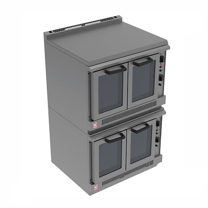 Falcon Dominator E2112/2 Electric Two Tier Convection Oven - Angled Front/Left Side View
