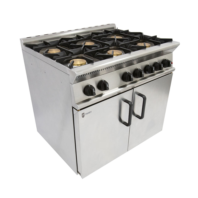 Parry Gas 6 Burner Oven GB6 Left Side View