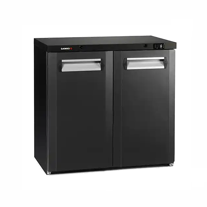 Gamko MG3/250 Bottle Cooler - Angled Front/Left Side View