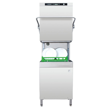 Comenda HC10 R Hi Line Open Hood Pass Through Dishwasher Front View