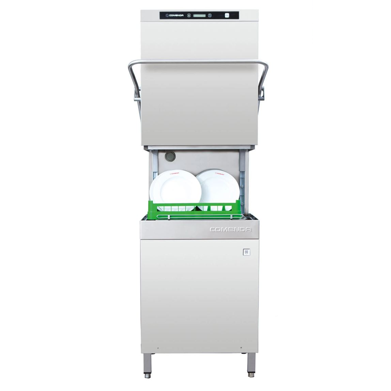 Comenda HC10 R Hi Line Open Hood Pass Through Dishwasher Front View