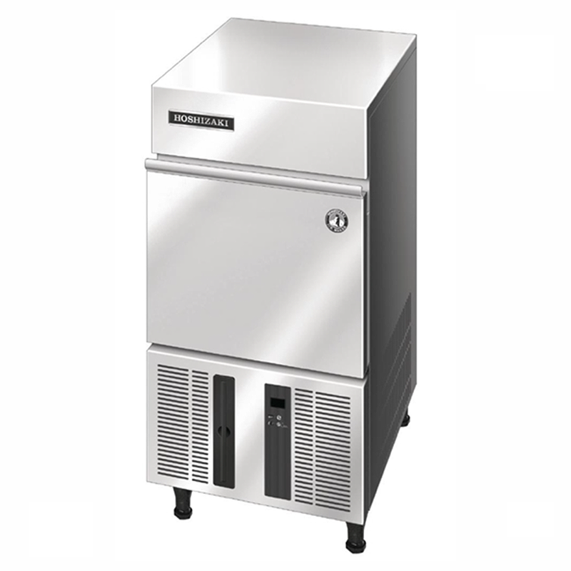 Hoshizaki IM-30CNE-HC Self Contained Ice Maker, Angled Front/Right Side View